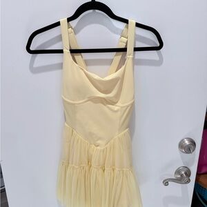 Athletic Yellow Dress